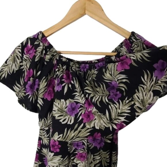 REFORMATION Nashville Off The Shoulder Floral Mini Dress in Lenai Womens Size XS - Picture 9 of 15
